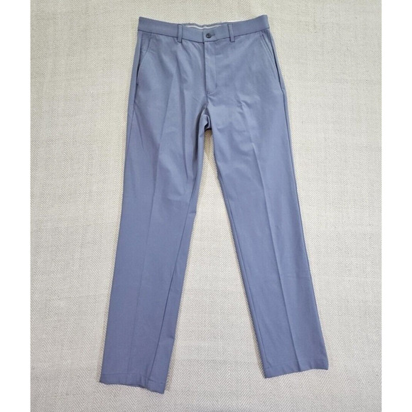 Michael Kors Passport Collection Classic Fit Pants 32x32 Slate Blue Straight NWT - Picture 1 of 16